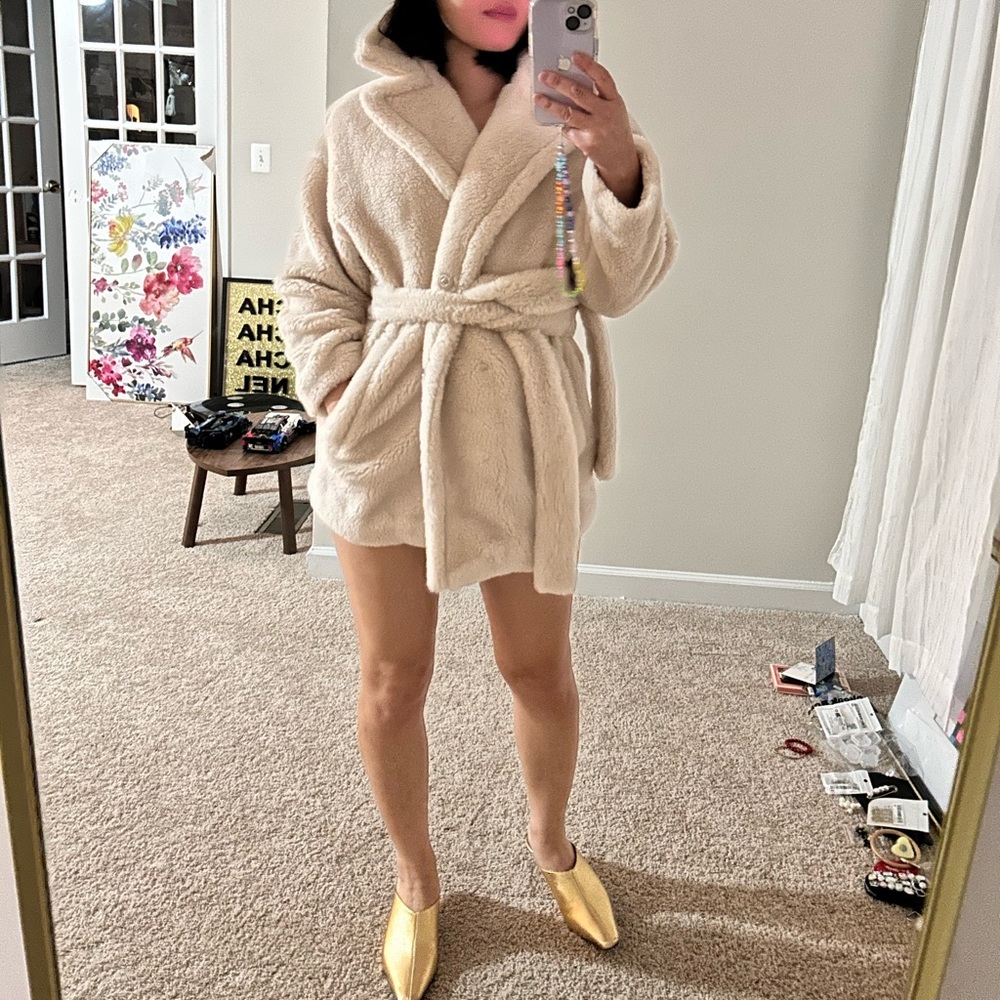 Weekend MaxMara wool robe coat. S - Picture 8 of 16
